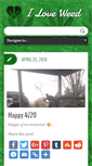 Mobile Screenshot of iloveweed.net