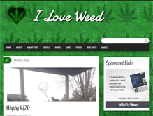 Tablet Screenshot of iloveweed.net